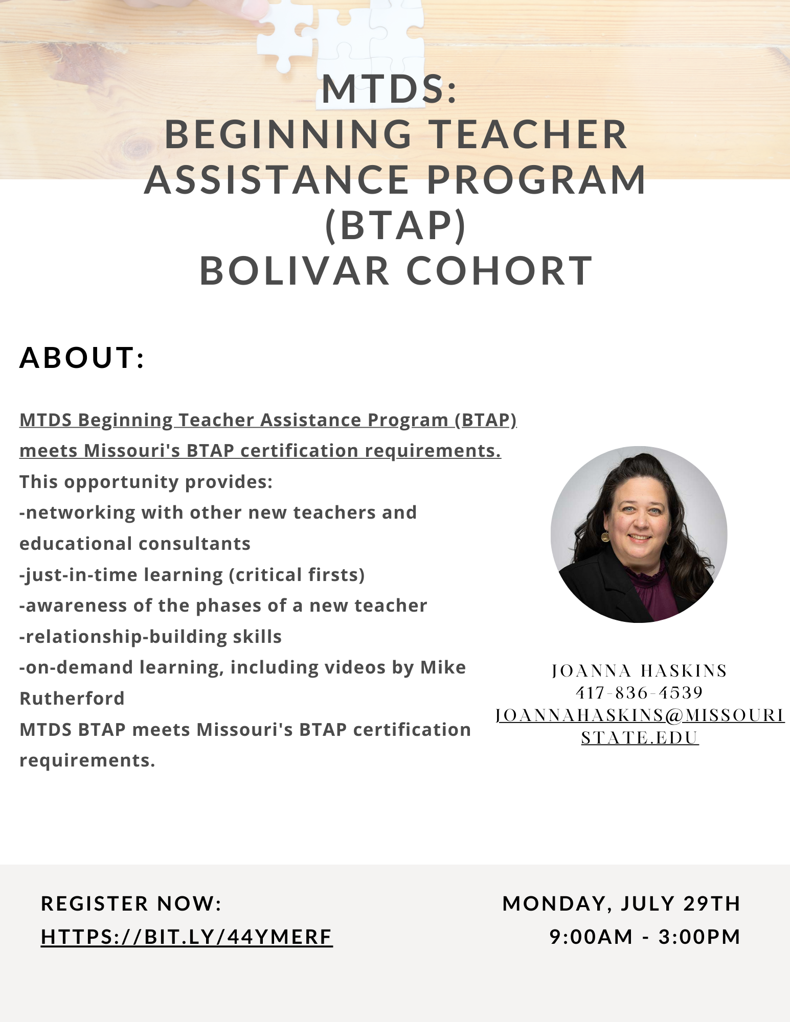 Beginning Teacher Assistance Program Bolivar Cohort