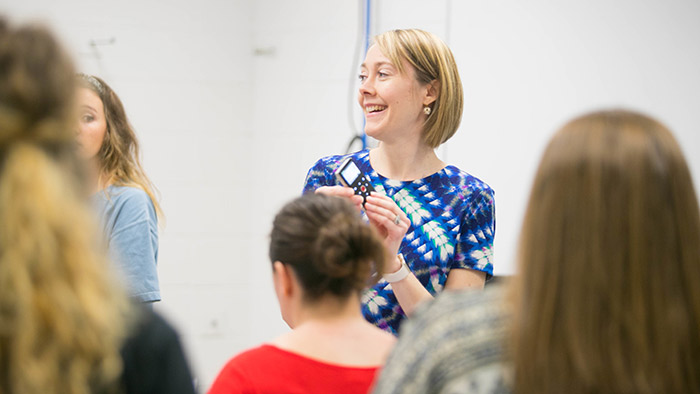 Dr. Amanda Benedict Chambers, professor in the School of Teaching, Learning and Developmental Sciences