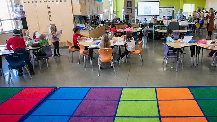 Elementary classroom