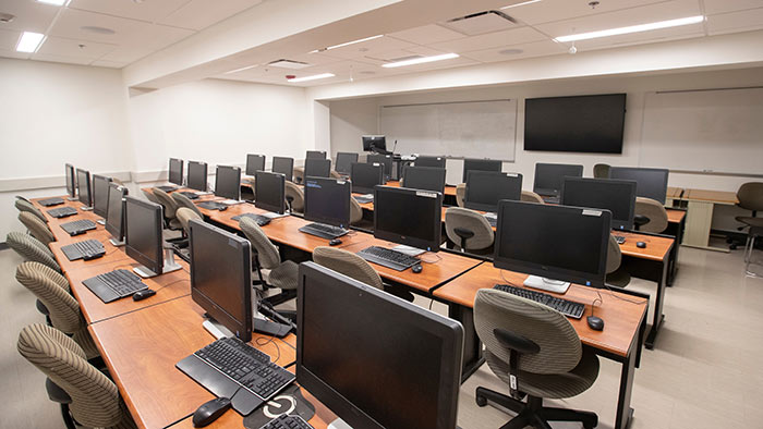 Hill Hall classroom lab