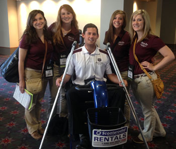 Students in the Missouri State chapter of the Student Council for Exceptional Children